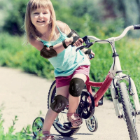 Детски наколенки, Комплект протектори за колена, лакти и длани, снимка 3 - Аксесоари за велосипеди - 35386989
