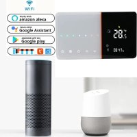 Wi Fi термостат за интелигентно отопление на дома, смарт контрол, Alexa, Google Home, Dry Contact, снимка 3 - Друга електроника - 40250633
