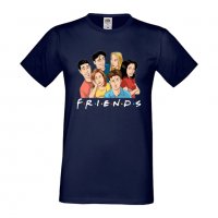 Мъжка тениска Friends art 1, снимка 2 - Тениски - 33028480