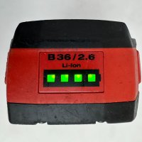 Hilti B36/2.6 - Акумулаторна батерия 36V 2.6Ah с индикатор!, снимка 4 - Други инструменти - 43780762