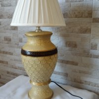 Стара нощна лампа - керамика, снимка 4 - Антикварни и старинни предмети - 34894638