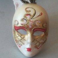 Маска. La Maschera del Galeone Ръчна изработка. Hand made in Venice Италия. Венециански сувенир , снимка 8 - Антикварни и старинни предмети - 37259329