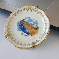 Антикварна френска порцеланова чинийка , снимка 4 - Антикварни и старинни предмети - 38180674