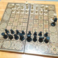 Стара арабска шах/табла, снимка 3 - Шах и табла - 44037311