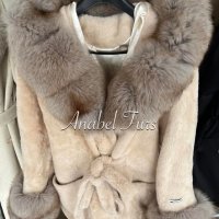 Луксозни дамски палта от естествена кожа и естествен косъм лисица, снимка 13 - Якета - 35487273