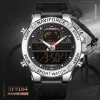Мъжки часовник NaviForce многофункционален NF9164 SBB. , снимка 8 - Мъжки - 34798509