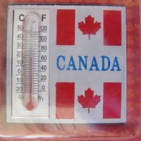Магнит-термометър от Канада, снимка 1 - Колекции - 43329157