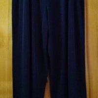 Черен широк панталон,лек "шалвар",XL, снимка 2 - Панталони - 40769248