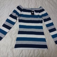Нова блуза Лодка яка, снимка 1 - Блузи с дълъг ръкав и пуловери - 38219485