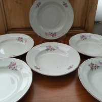 Стар български порцелан чинии, снимка 1 - Антикварни и старинни предмети - 33484028