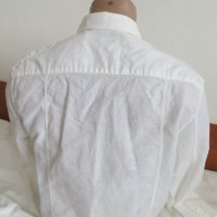 Мъжка риза с дълъг ръкав памук и лен J.C.RAGS, снимка 3 - Ризи - 37119022