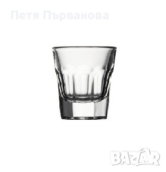 Комплект от 12 броя стъклени чаши за шот, снимка 1
