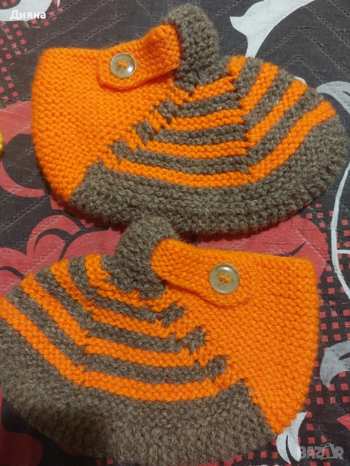 Ръчно плетени терлици, снимка 1