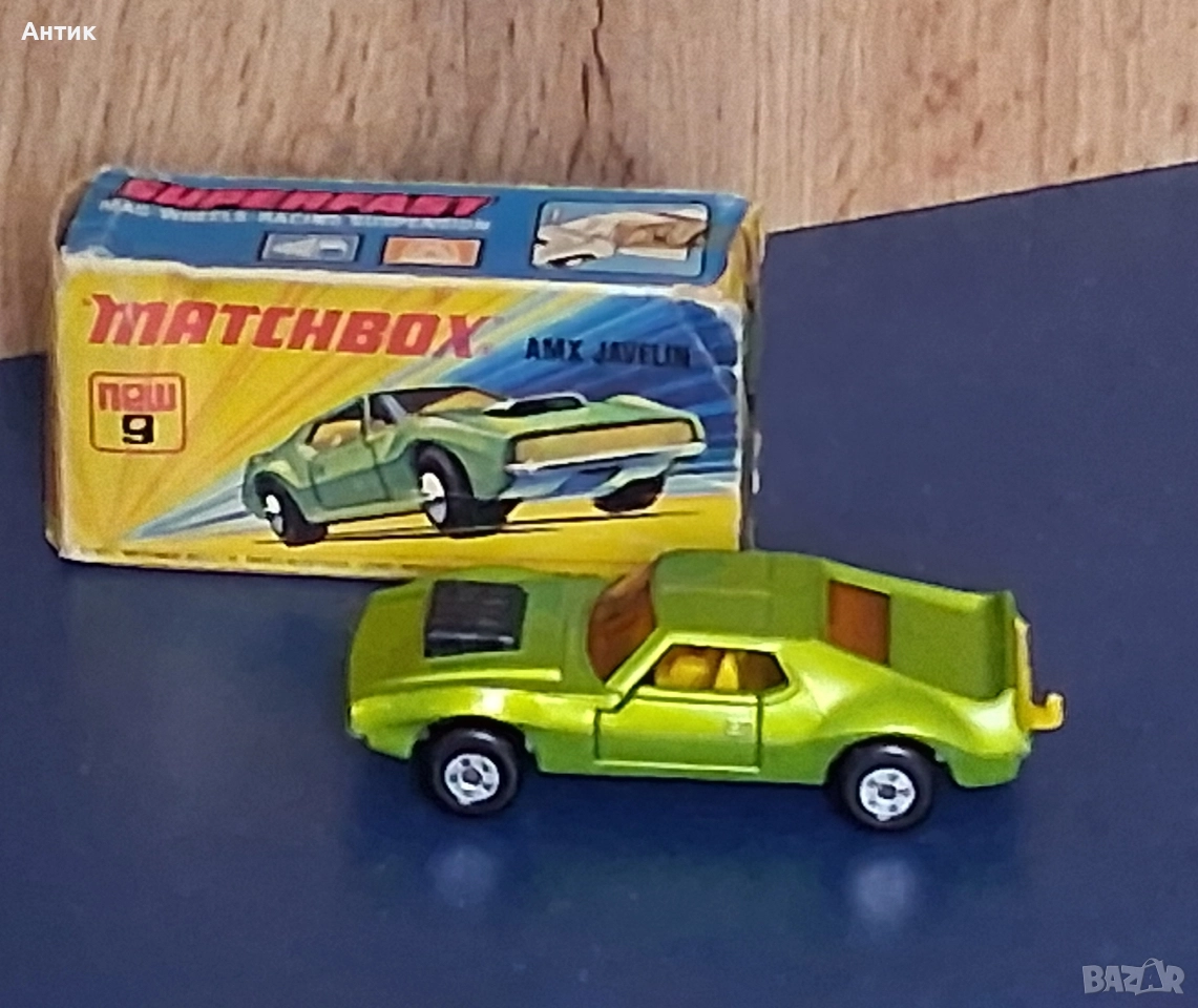Стара Метална Количка MatchBox AMX Javelin England / 1972 год., снимка 1
