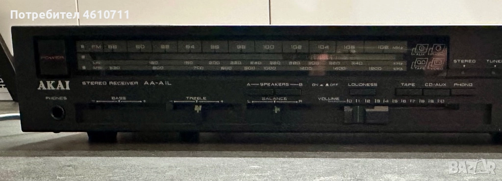 Усилвател Akai AA A1L, снимка 1