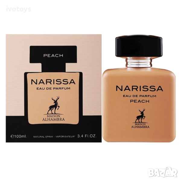Дамски парфюм Maison Alhambra Narissa Peach, EDP 100ml, снимка 1