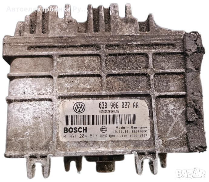 компютър VW VOLKSWAGEN POLO 1.4 BOSCH, 0 261 204 616/617, 0261204616, 0261204617, 030 906 027 AA, снимка 1