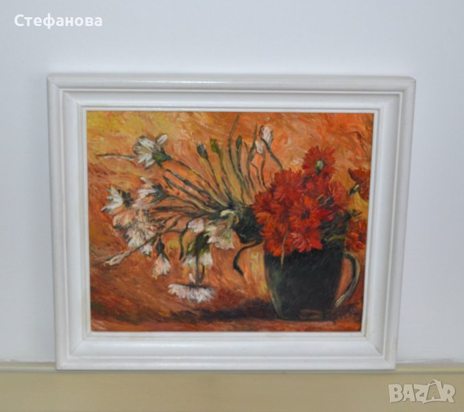 Картина масло върху платно 35 Х 30 см, снимка 1