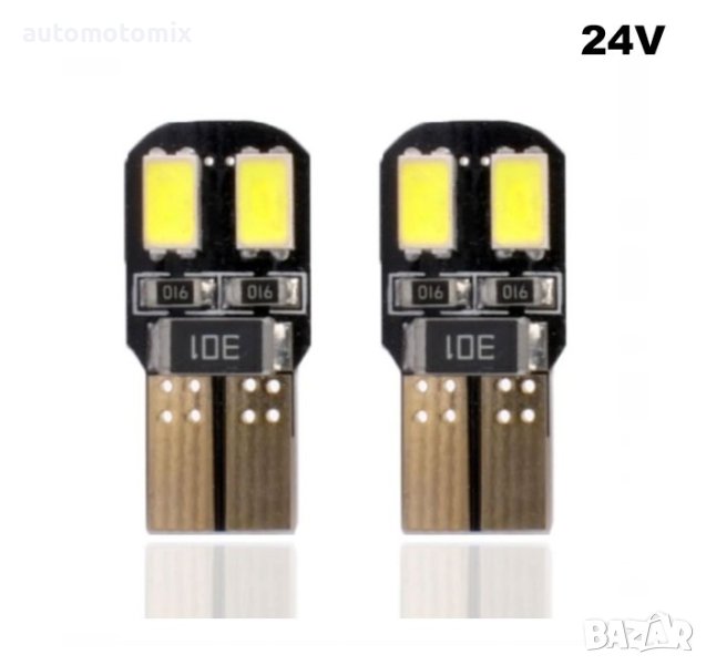 ДИОДНИ КРУШКИ 24V, Т10 - CAMBUS,M-TECH, снимка 1