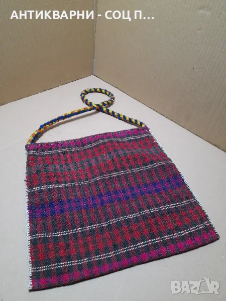 Стара Ръчно Тъкана Торбичка Торба., снимка 1