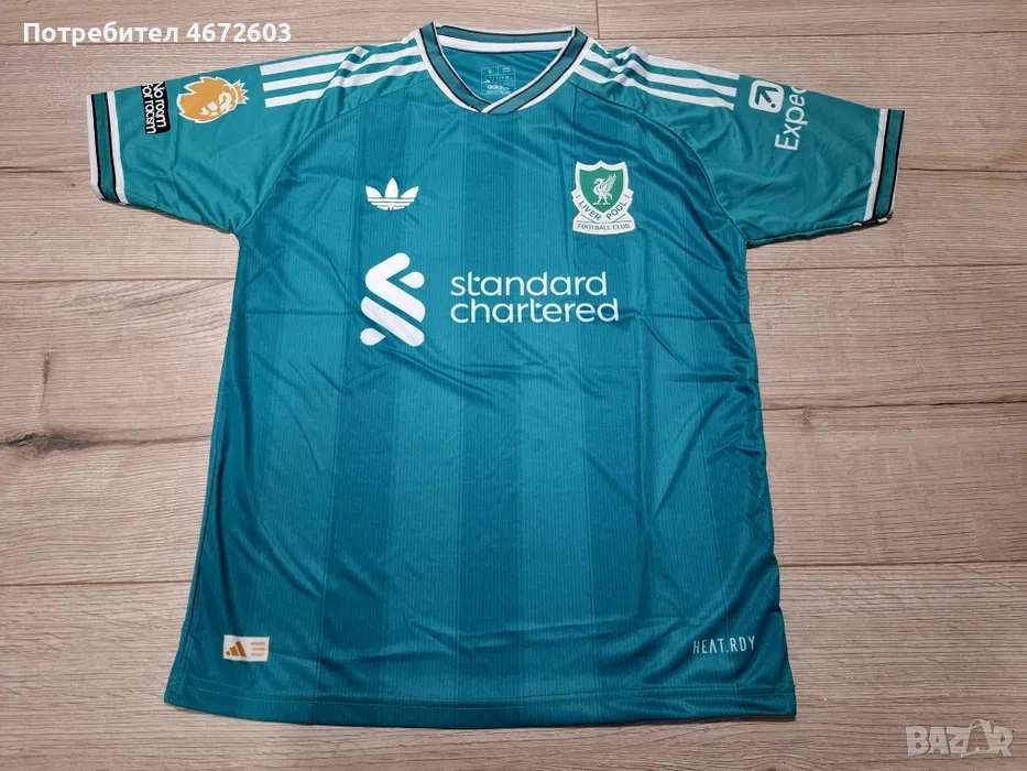 Футболна фланелка на Ливърпул резервна сезон 25/26!, снимка 1