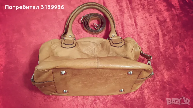 Дамска чанта от естествена кожа, снимка 1