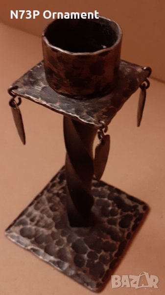 СВЕЩНИК. КОВАНО ЖЕЛЯЗО. РЪЧНА ИЗРАБОТКА. , снимка 1