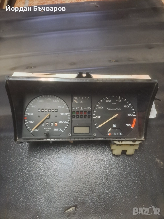 1 буксов скоростомер-километраж със обортомер до 220 зс VW Golf & Jetta Mk2, снимка 1