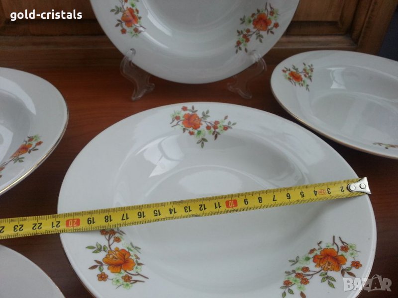 Стар български порцелан чинии, снимка 1