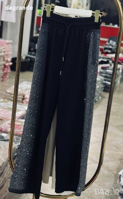 Дамски спортен панталон с камъчета , снимка 1