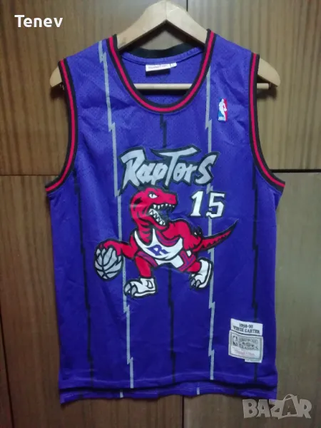 Toronto Raptors 1998-99 Vince Carter Mitchell & Ness Swingman оригинален баскетболен потник Jersey, снимка 1