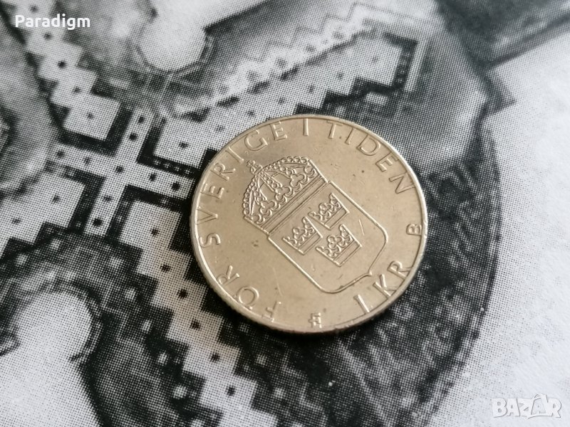 Mонета - Швеция - 1 крона | 1998г., снимка 1