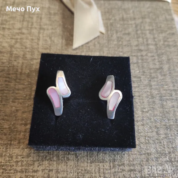 Сребърни обеци (153), снимка 1