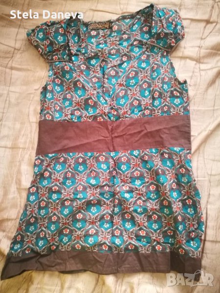 Ефектен памучен топ на Страдивариус, снимка 1