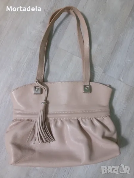 Дамско Чанта естествена кожа, снимка 1