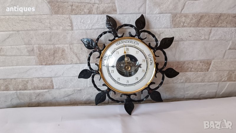 Стар немски барометър - 1970" година - Антика, снимка 1