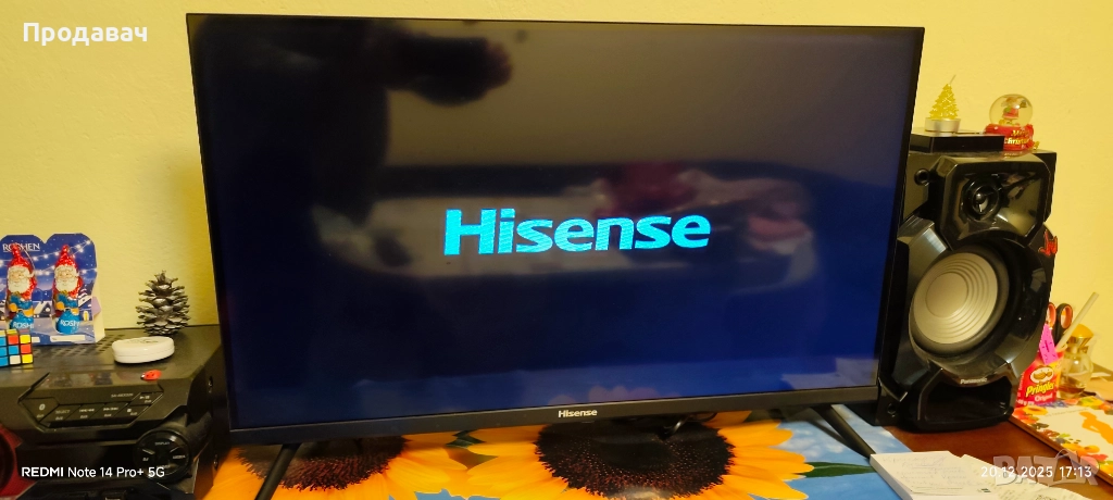 Телевизор HISENSE 32 инча HD LED , снимка 1