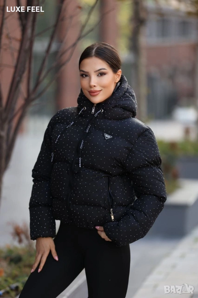 Дамски Зимни Якета с Камъни ⚜️Prada, снимка 1