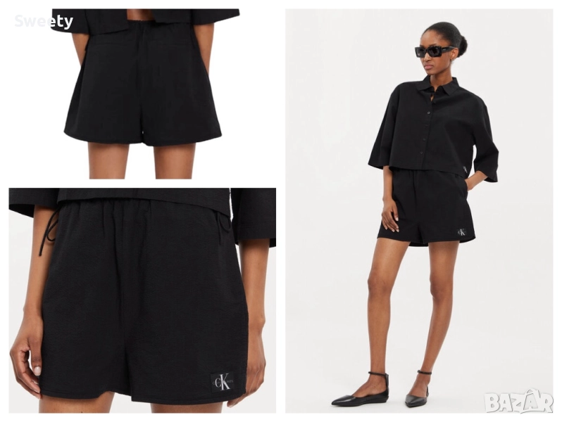 Calvin Klein Jeans памучни къси панталонки , снимка 1