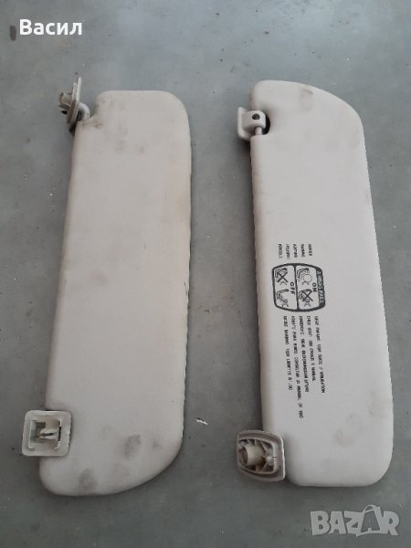 Ляв шофьорски сенник Десен пасажерски сенник Peugeot 206 cc Cabriolet 1.6 16V Пежо 206 Кабрио 1.6 16, снимка 1