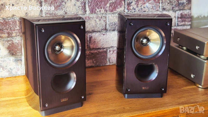 Bookshelf Kef xq10 hi fi пиано лак, снимка 1