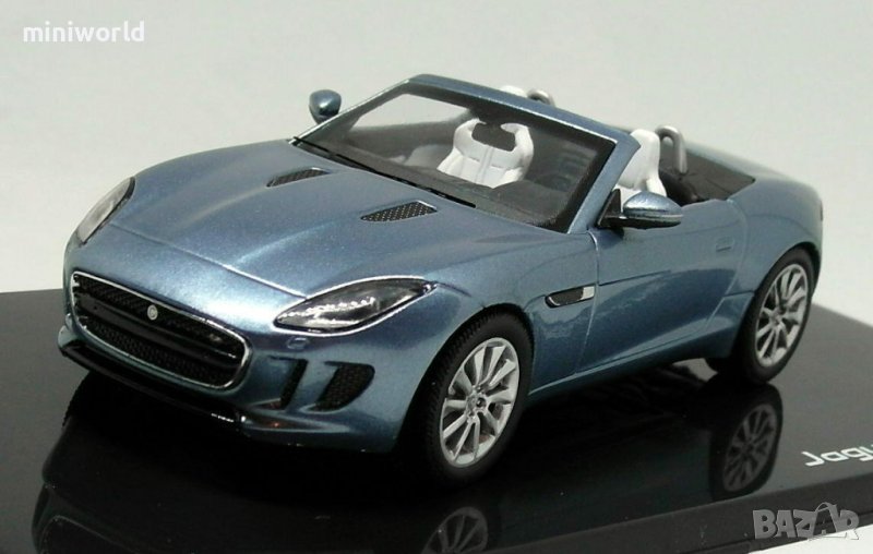 Jaguar F-type V8 S - мащаб 1:43 на IXO модела е нов в PVC дисплей-кейс, снимка 1