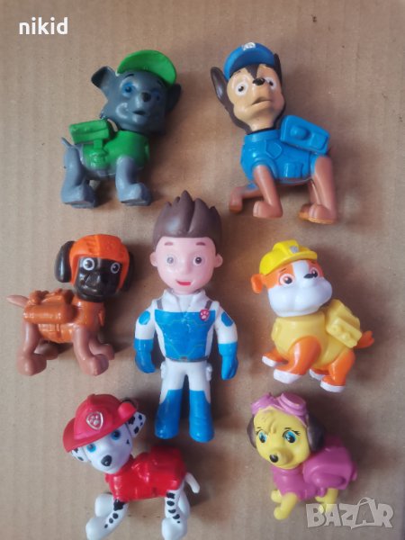 Райдър Paw Pes Patrol Пес Патрул фигурка пластмасови играчки фигурки за игра украса торта , снимка 1