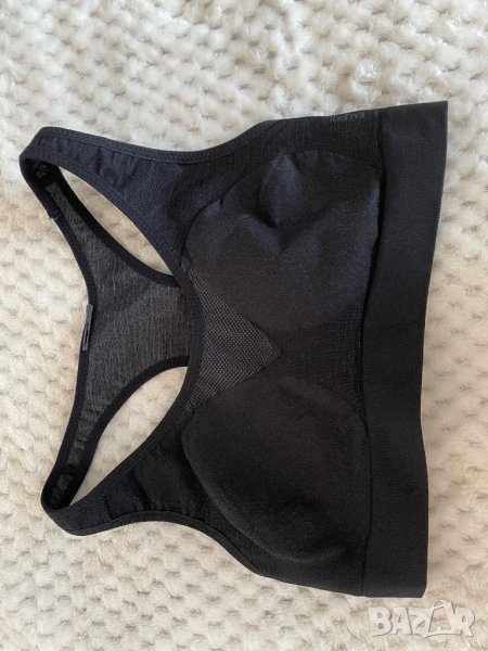 Спортно черно бюстие от Декатлон, снимка 1