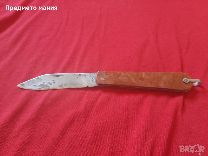 Старо дожбно ножче ножка нож , снимка 1
