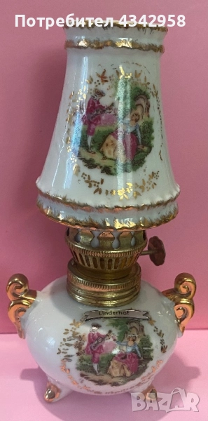 Миниатюрна маслена лампа.1960 те. Германия , снимка 1