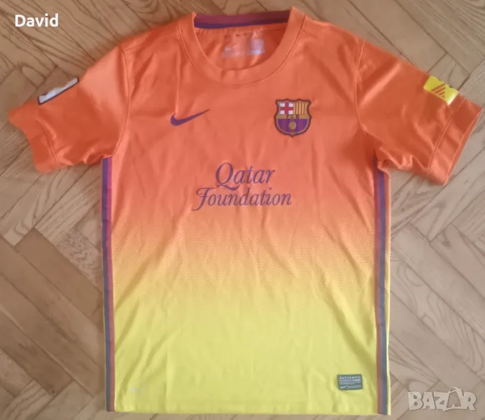 Оригинална детско-юношеска резервна фланелка на Барселона 12/13, снимка 1