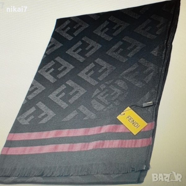 Fendi/Guccii/Chanell Луксозен Дамски шал в подаръчен плик и лого , снимка 1