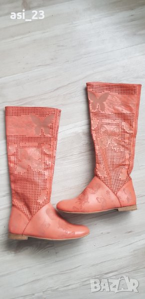 Нови италиански летни ботуши естествена кожа , снимка 1
