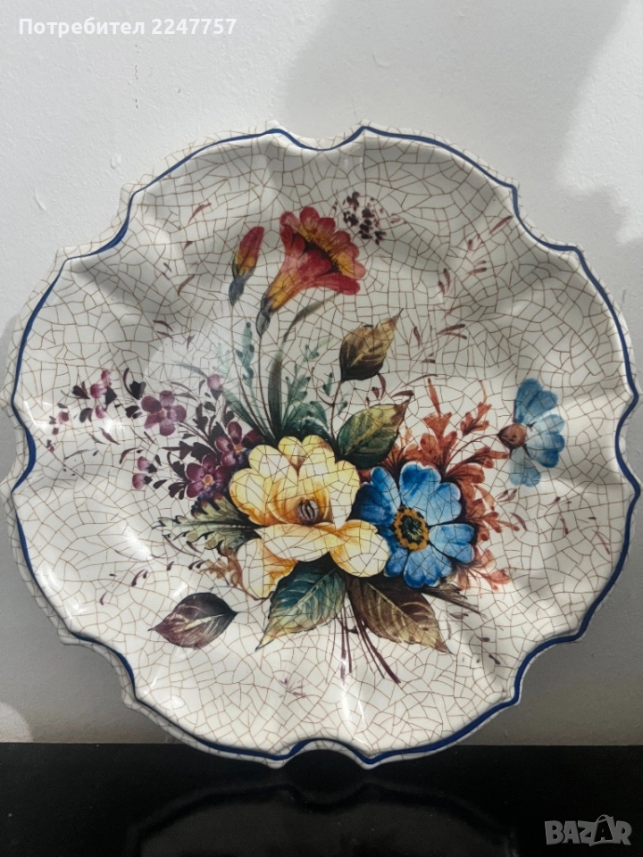 Винтидж италианска чиния , снимка 1